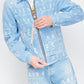 Aries - Destroyed Jeans Jacket (Blue)