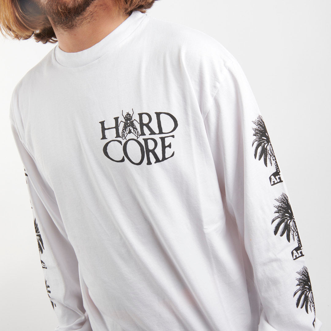 Aries Palm LS Tee White