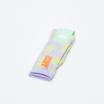 Aries Weed Socks - Lilac