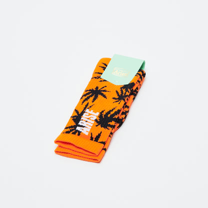 Aries Weed Socks - Orange