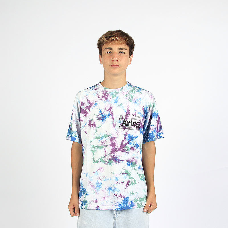 Aries Arise Temple Tie Dye SS Tee Multi