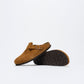 Birkenstock - Men Boston  Suede SFB VL (Mink)