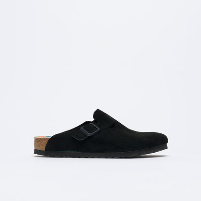 Birkenstock - Boston Suede SFB VL Women (Black)