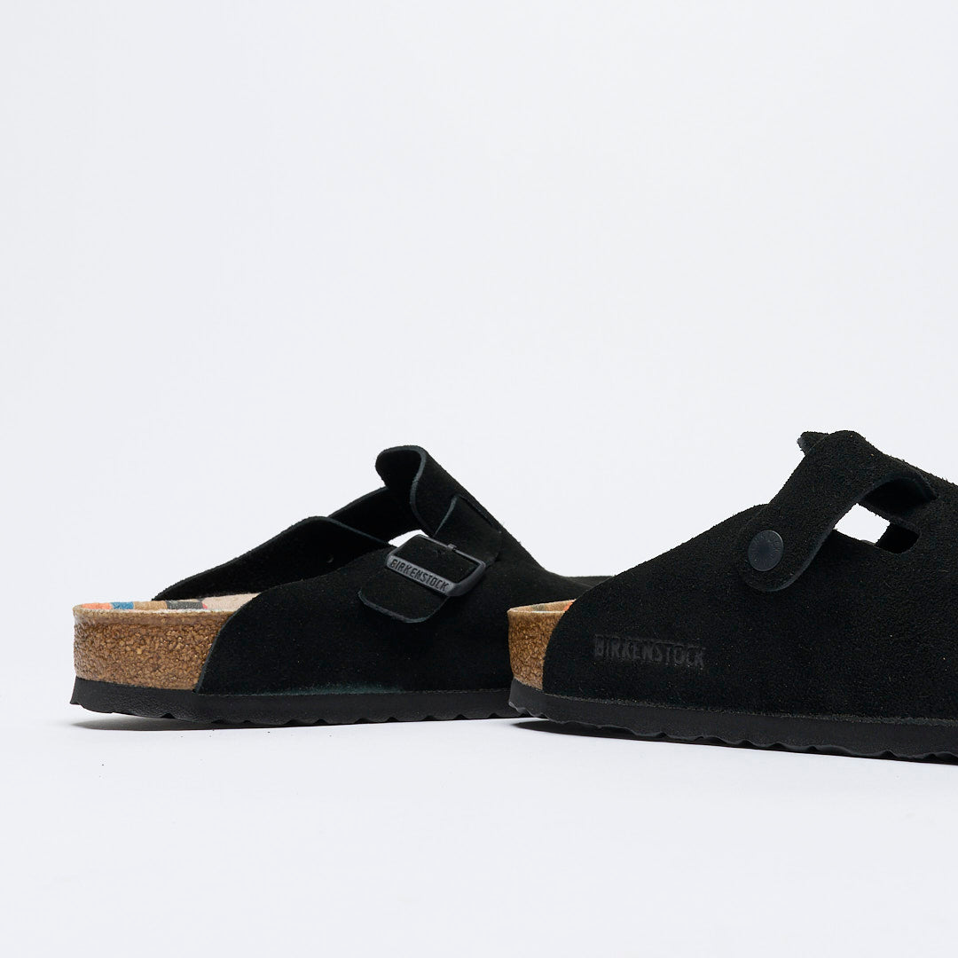 Birkenstock - Boston Suede SFB VL Women (Black)