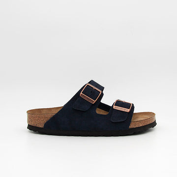 Birkenstock Sandales Arizona SFB Suede Leather Navy Women