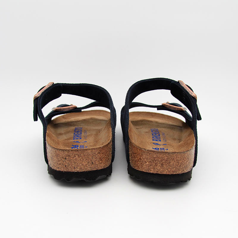 Birkenstock Sandales Arizona SFB Suede Leather Navy Women