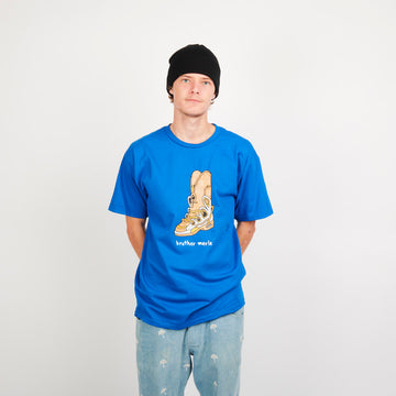 Brother Merle T-Shirt SS Crew D3 Boots - Royal