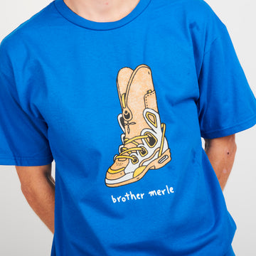 Brother Merle T-Shirt SS Crew D3 Boots - Royal