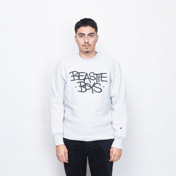 Champion x Beastie Boys - Crewneck Sweatshirt (Heather Grey)