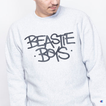 Champion x Beastie Boys - Crewneck Sweatshirt (Heather Grey)