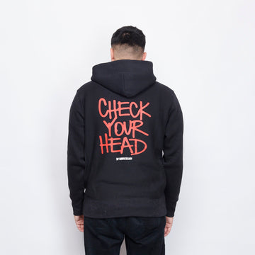 Champion x Beastie Boys - Hooded Sweatshirt "Check Your Head" (Black/White)
