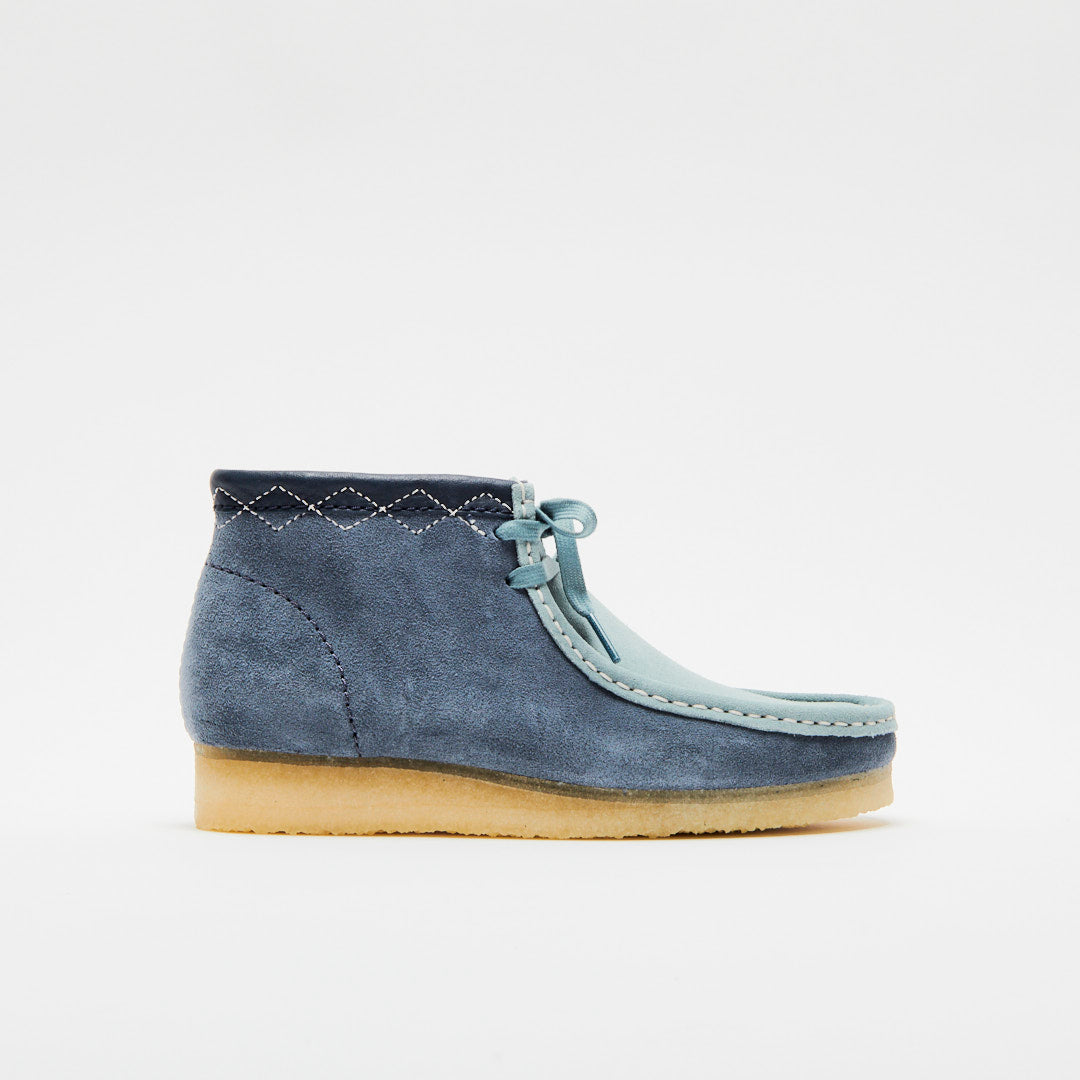 Clarks Originals Wallabee Boot - Blue Combi