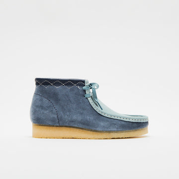 Clarks Originals Wallabee Boot - Blue Combi