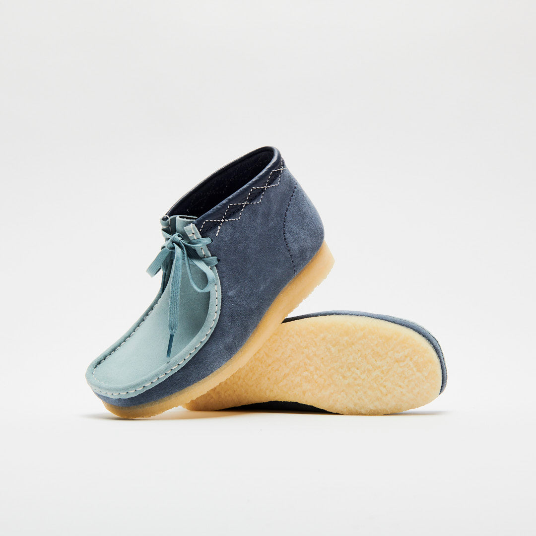 Clarks Originals Wallabee Boot - Blue Combi