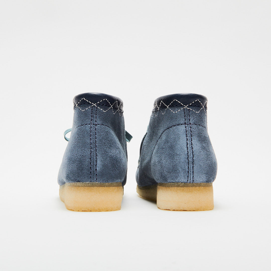 Clarks Originals Wallabee Boot - Blue Combi