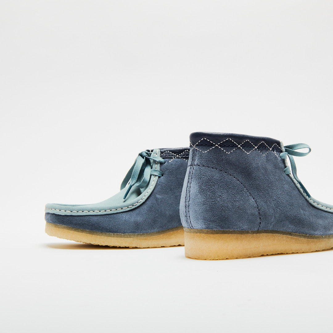 Clarks Originals Wallabee Boot - Blue Combi