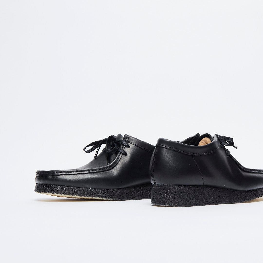 Clarks originals deals black leather