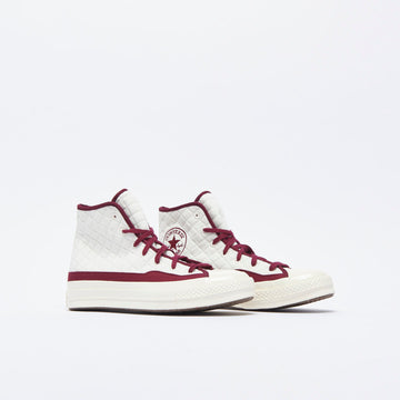 Converse - Chuck 70 Quilted pack (Egret/Dark Beetroot)