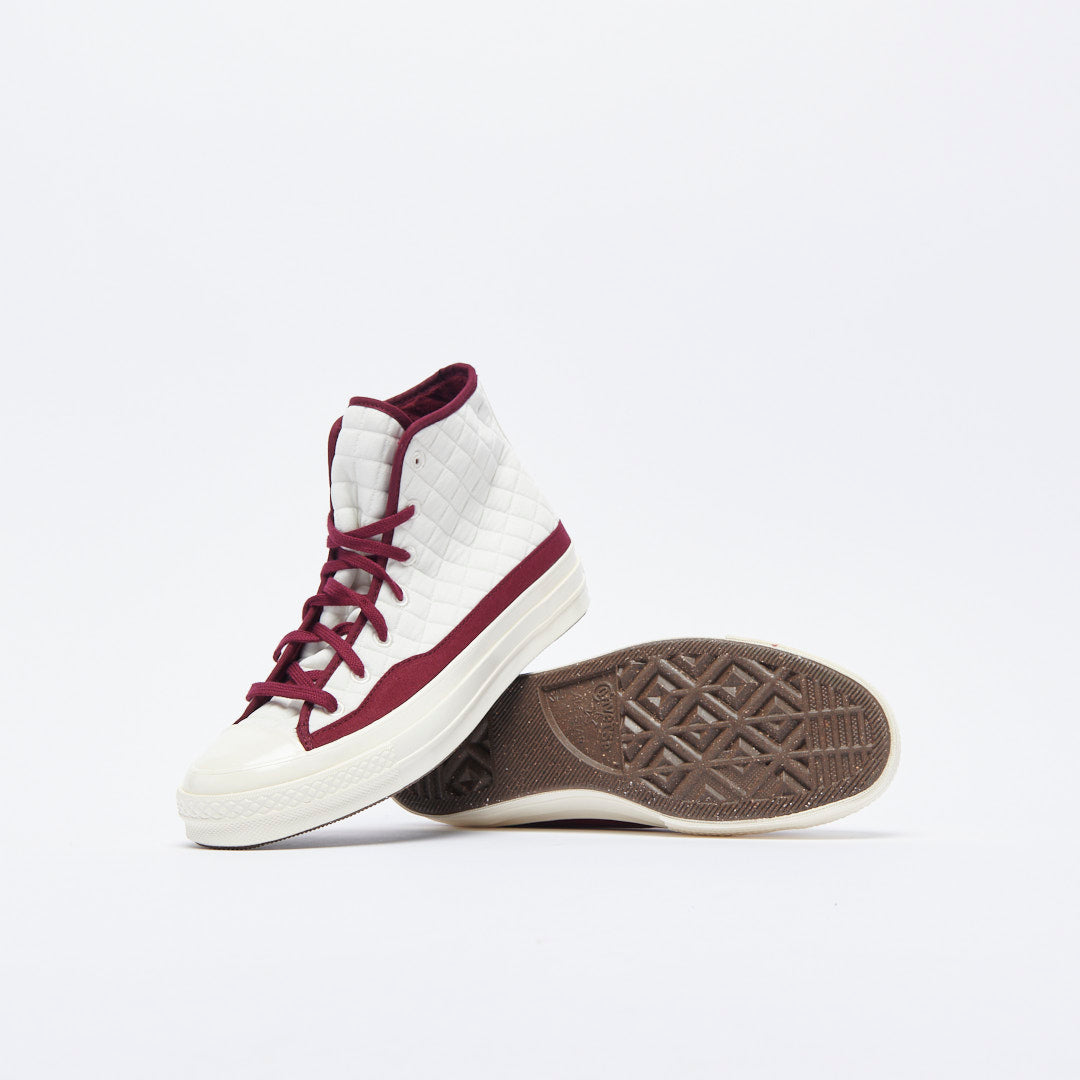 Converse - Chuck 70 Quilted pack (Egret/Dark Beetroot)