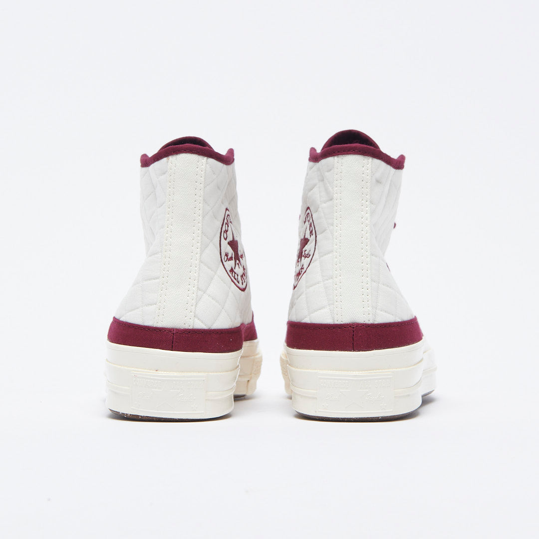 Converse - Chuck 70 Quilted pack (Egret/Dark Beetroot)