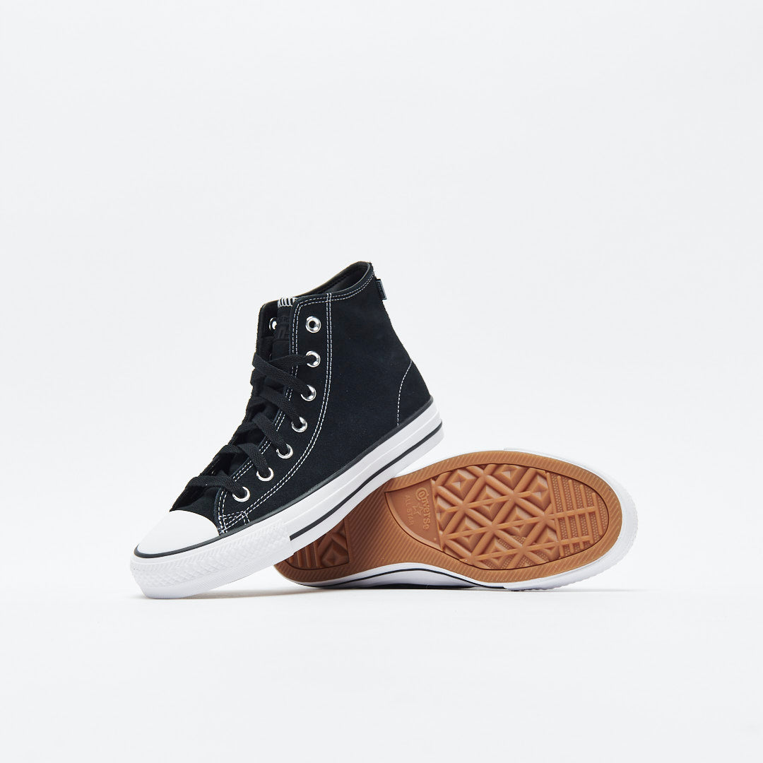 Converse Cons - CTAS Pro Hi Suede (Black/Black/White) 159573C