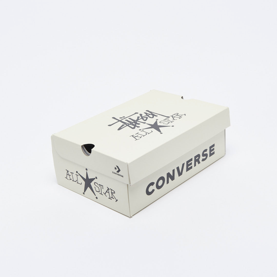 Converse x Stussy - One Star Pro OX "8-Ball" (Green Flash / White / Black)
