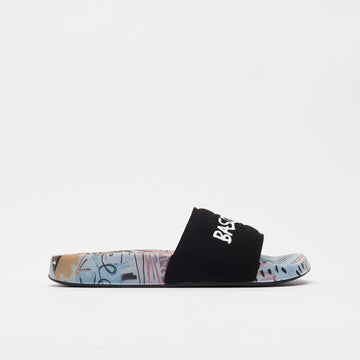 DC Shoes x Basquiat Slide - Black/Multi