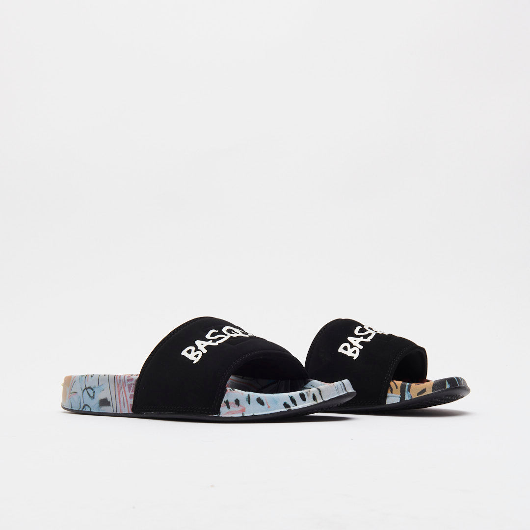 DC Shoes x Basquiat Slide - Black/Multi