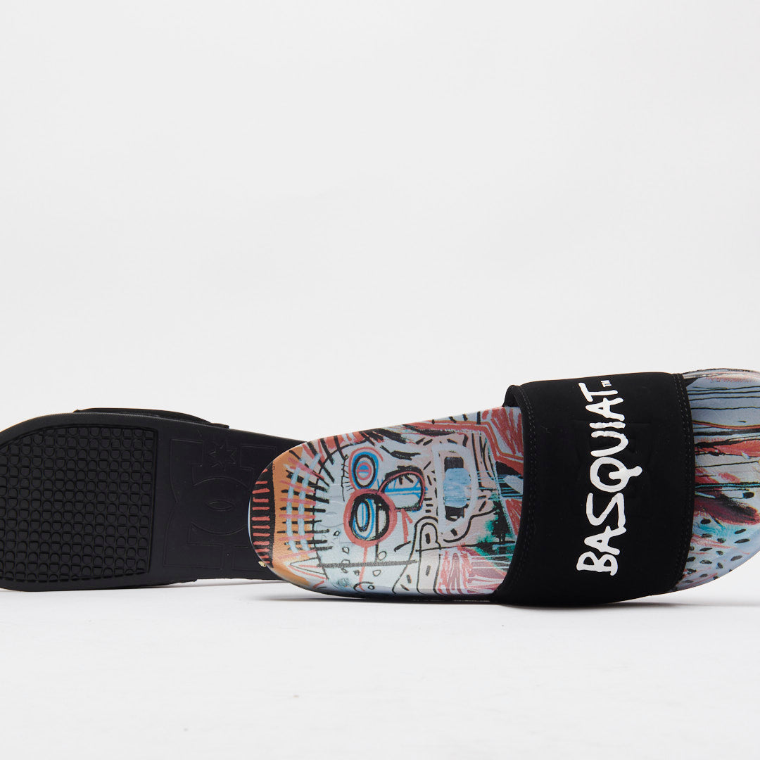 DC Shoes x Basquiat Slide - Black/Multi
