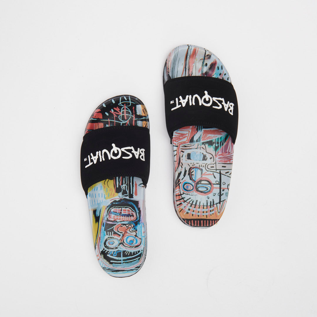 DC Shoes x Basquiat Slide - Black/Multi