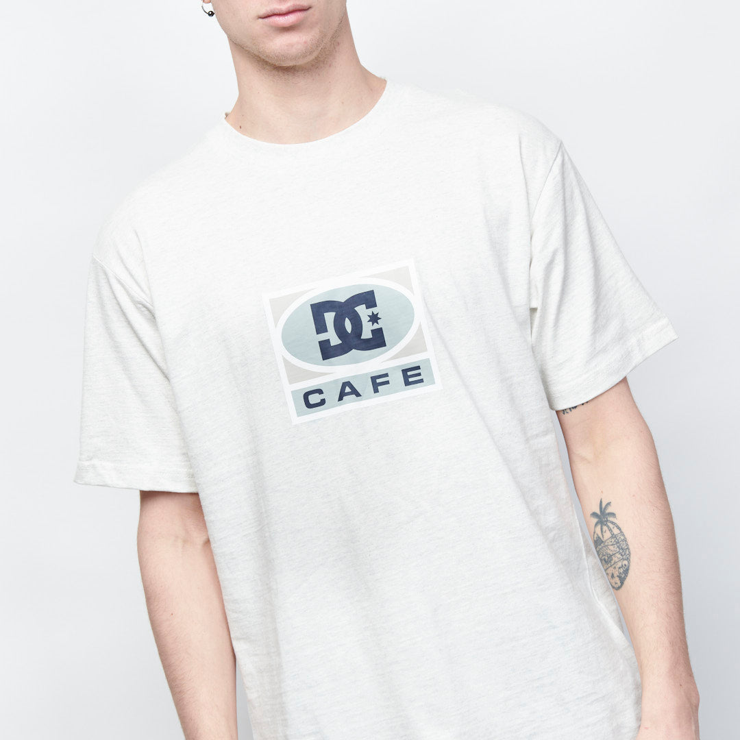 DC Shoes x Skateboards Café - T-Shirt (Ash Heather) ADYZT05216