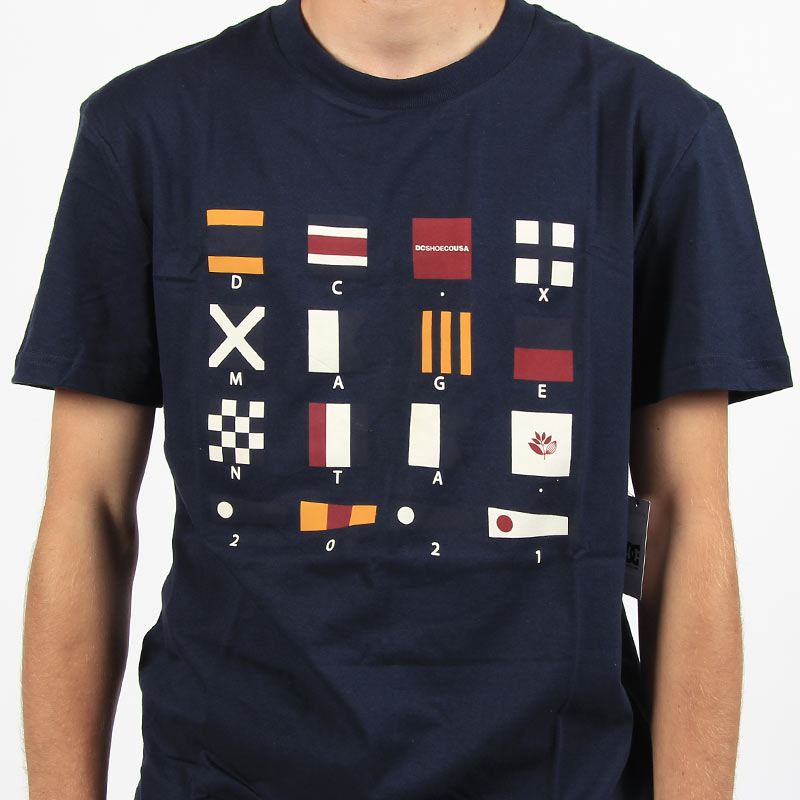 DC Shoes x Magenta Flags Tee Navy