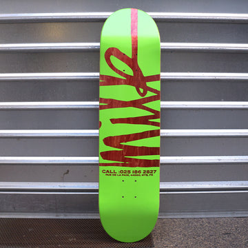 Milk Script Logo Fluo Deck