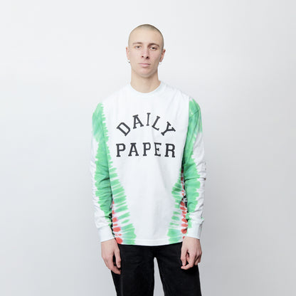Daily Paper Mocta LS T-Shirt - Green/Red Tie Dye