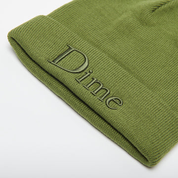 Dime Classic 3D Beanie (Olive Green)