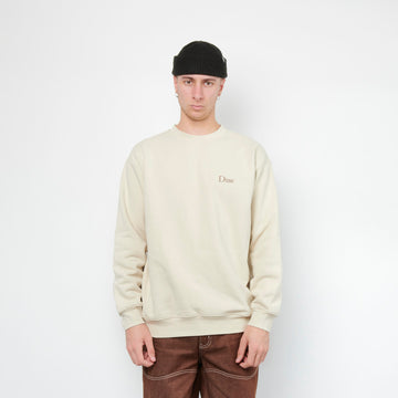 Dime - Classic Small Logo Crewneck (Fog)