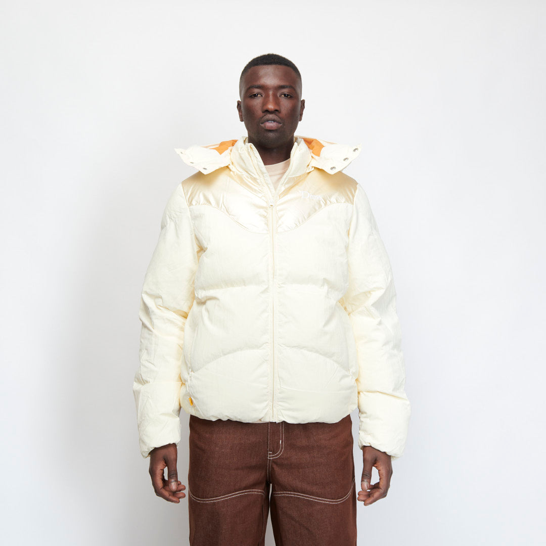Dime - Contrast Puffer Jacket (Off White)