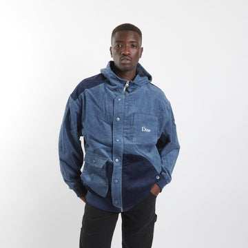 Dime Corduroy Hooded Jacket Navy