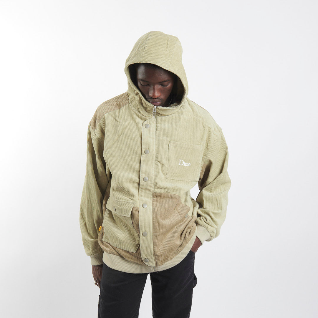 Dimeダイムcorduroy hooded jackethelas