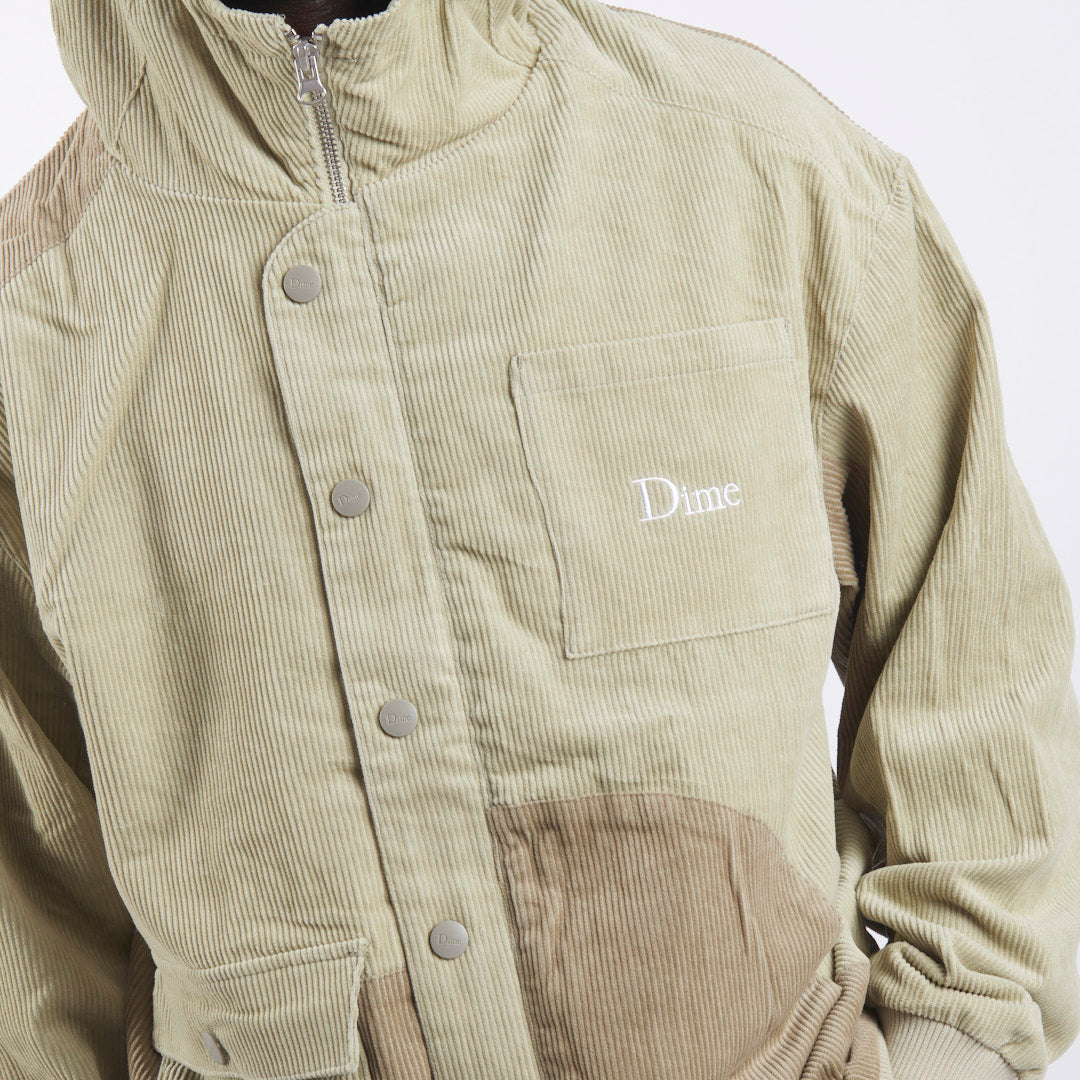 Dime Corduroy Hooded Jacket Tan