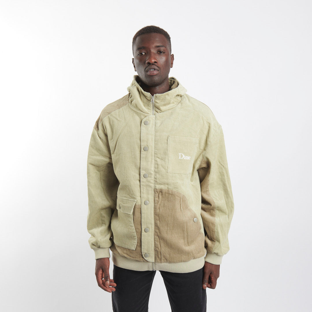 Dime Corduroy Hooded Jacket Tan