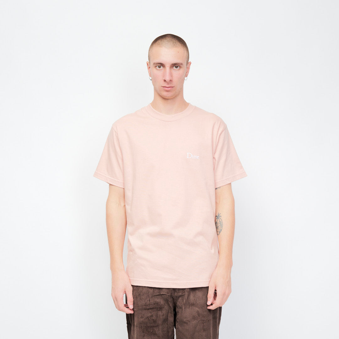 Dime - Dime Classic Small Logo T-shirt (Old Pink)