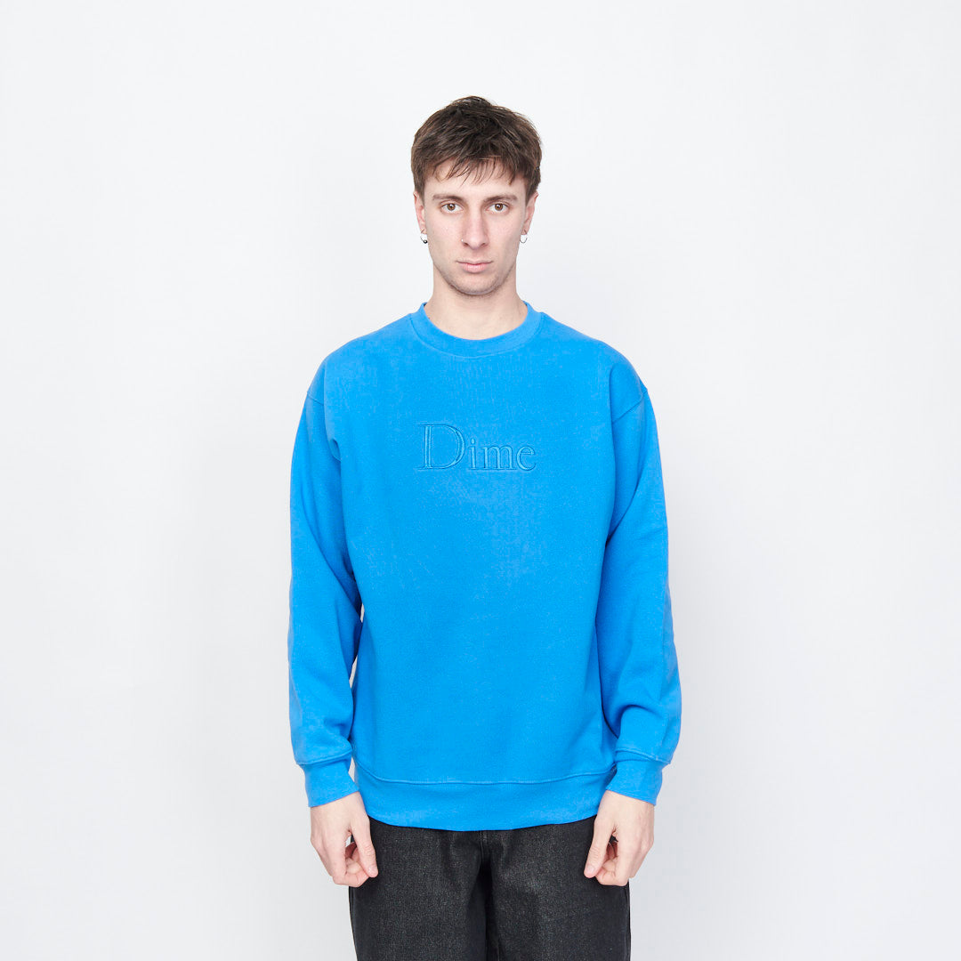 Dime MTL - Dime Classic Logo Crewneck (Sonic blue)