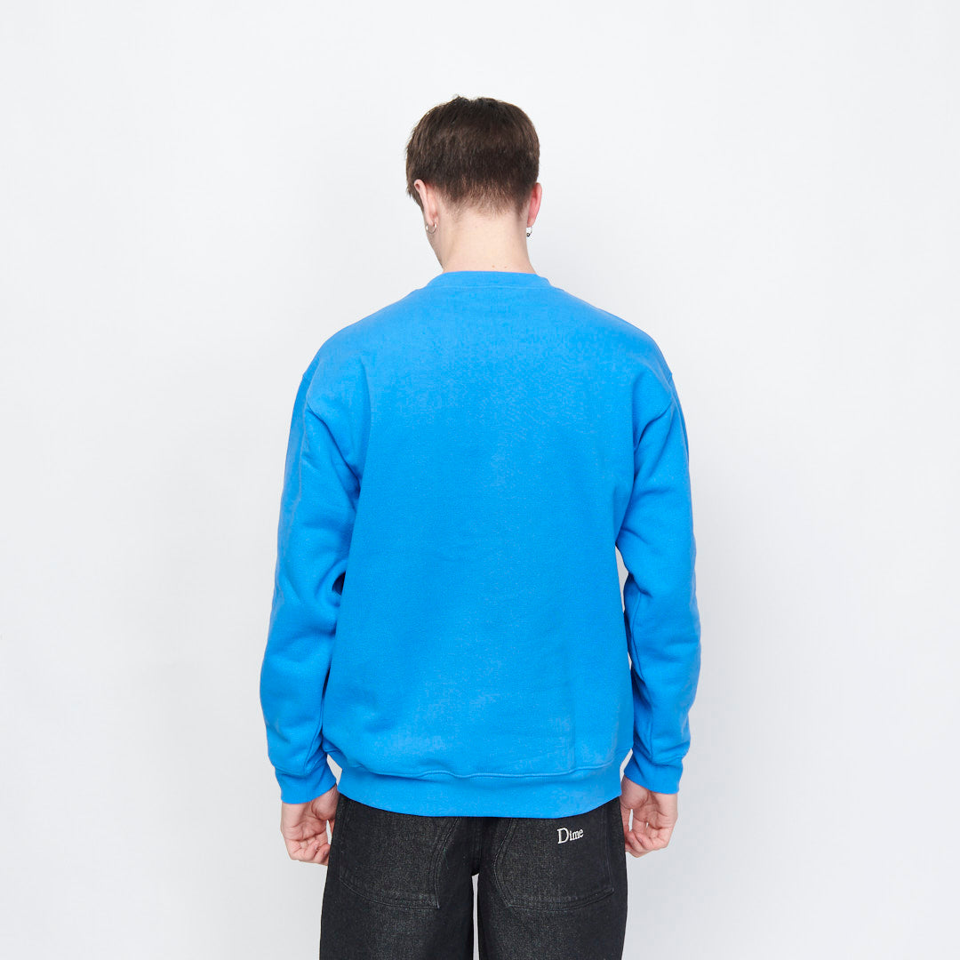 Dime MTL - Dime Classic Logo Crewneck (Sonic blue)