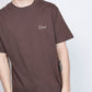 Dime Mtl - Classic Small Logo T-Shirt (Walnut)