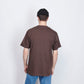 Dime Mtl - Classic Small Logo T-Shirt (Walnut)