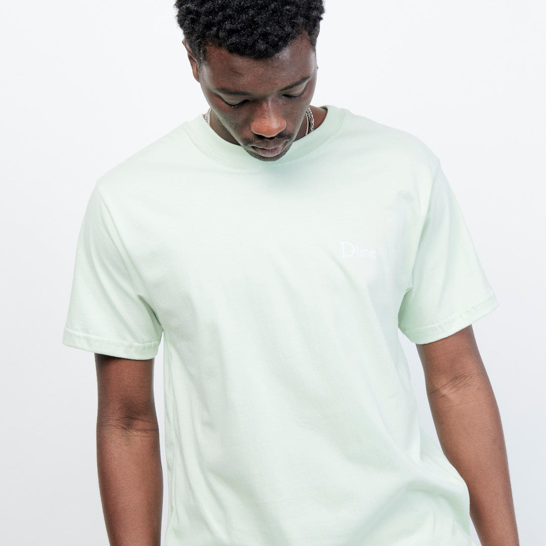 Dime Mtl - Classic Small Logo T-shirt (Light Mint)