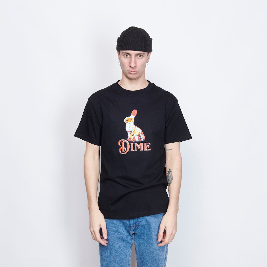 Dime Mtl - Santa Bunny T-Shirt (Black)
