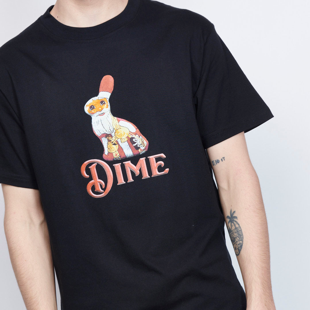 Dime Mtl - Santa Bunny T-Shirt (Black)