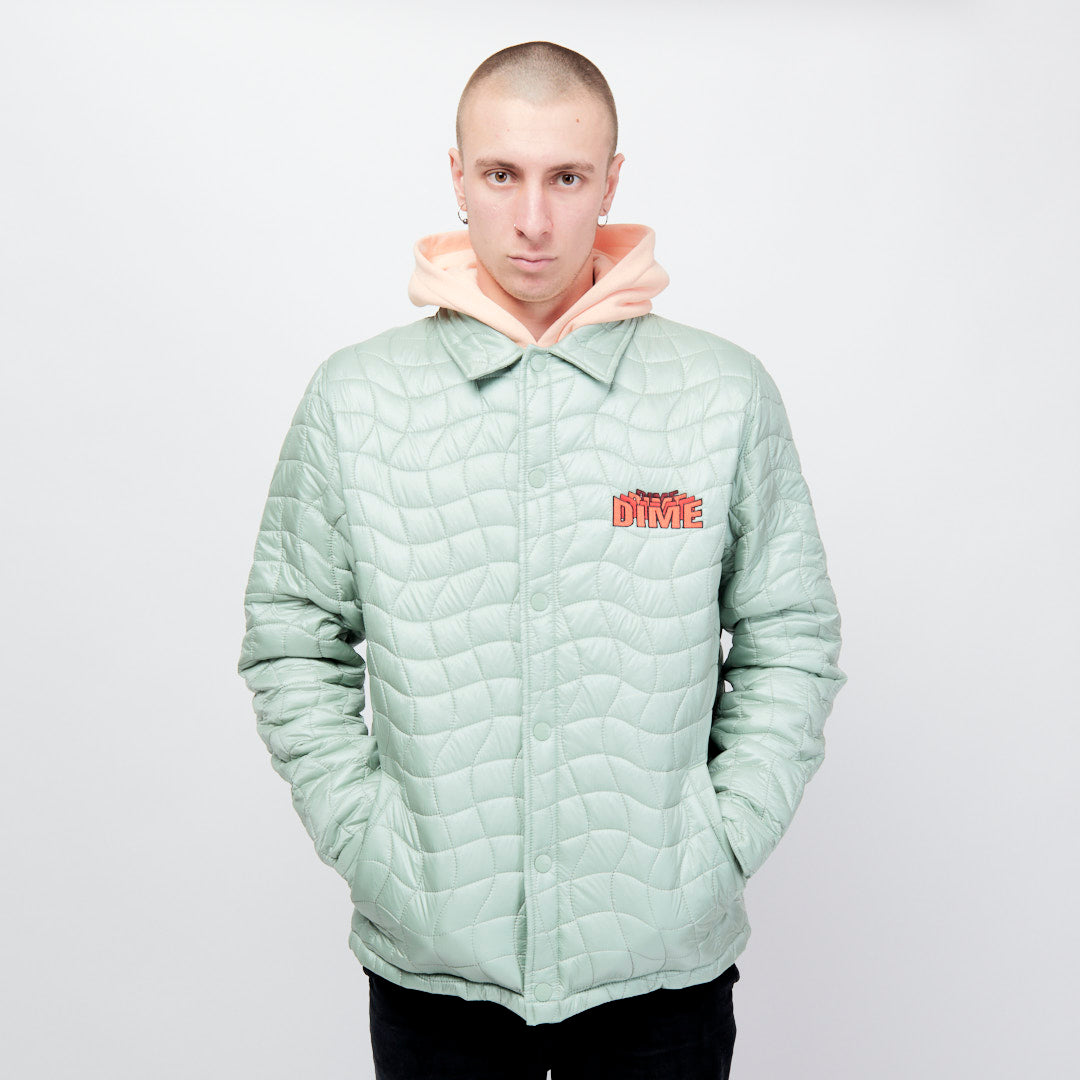 Dime Mtl - Wave Lightweight Insulator Jacket (Light Mint)
